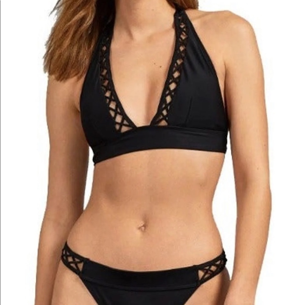 Ted Baker Black Two Piece Swimsuit Bikini